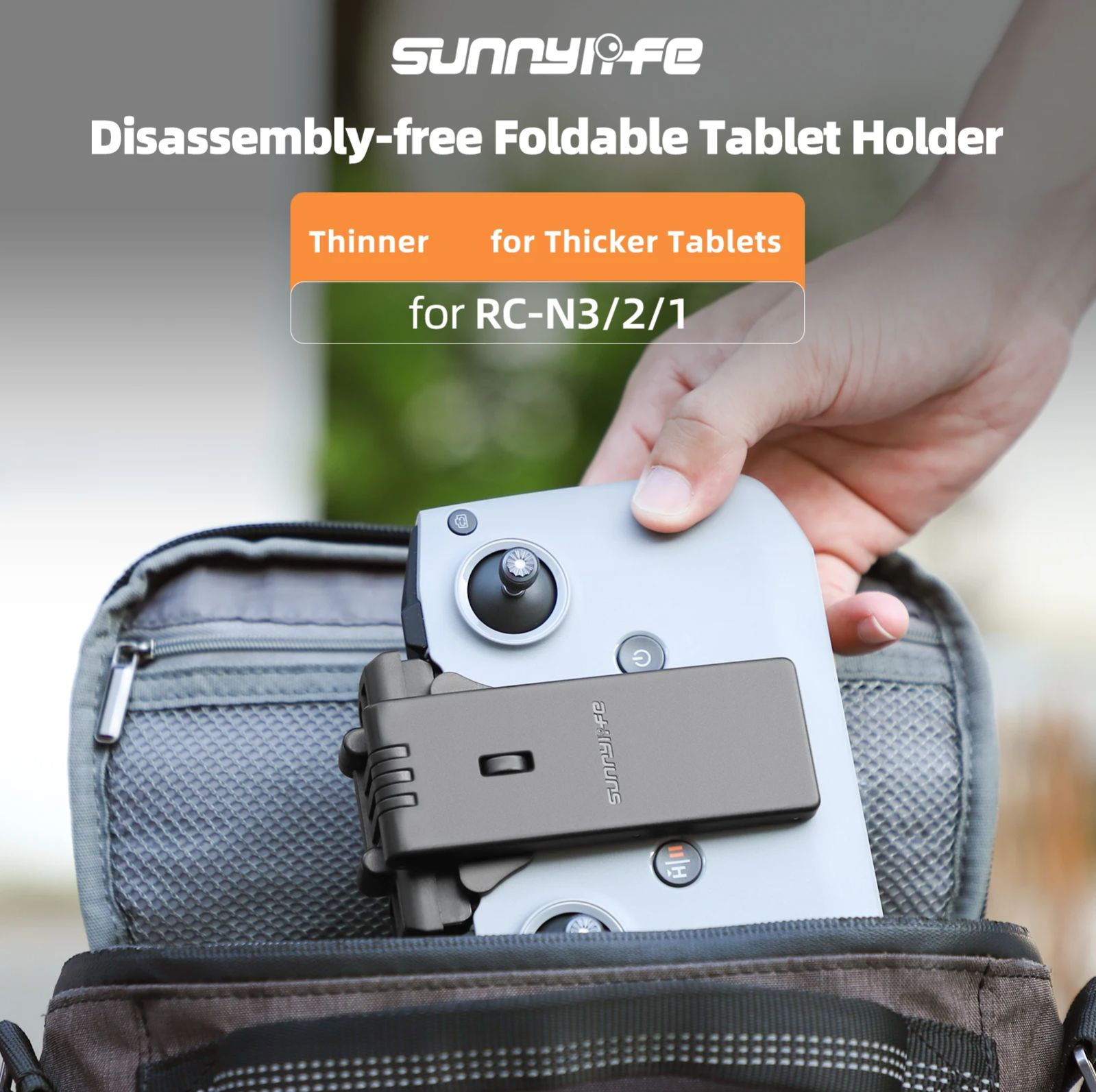 Drone Tablet Mount - Faltbarer, demontagefreier Drohnen-Tablet-Halter mit verlängerter Montagehalterung