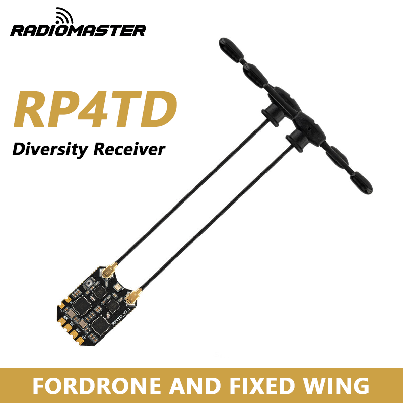 Drone Control Stick - RadioMaster RP4TD ExpressLRS 2,4GHz Diversity-Empfänger mit