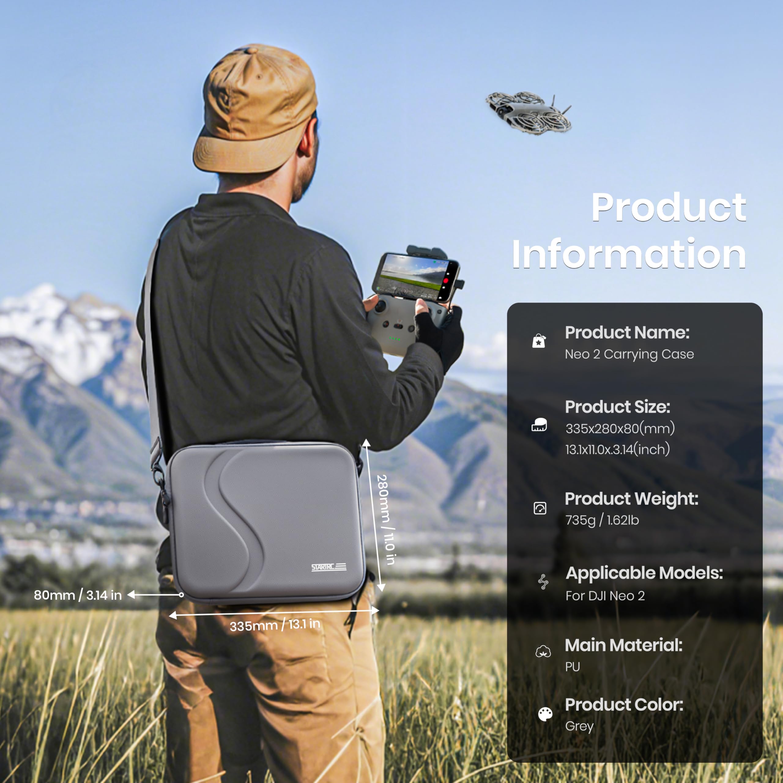 Tragetasche für DJI Neo 2 Zube – Drone Joystick Cover Bewertung und Preis