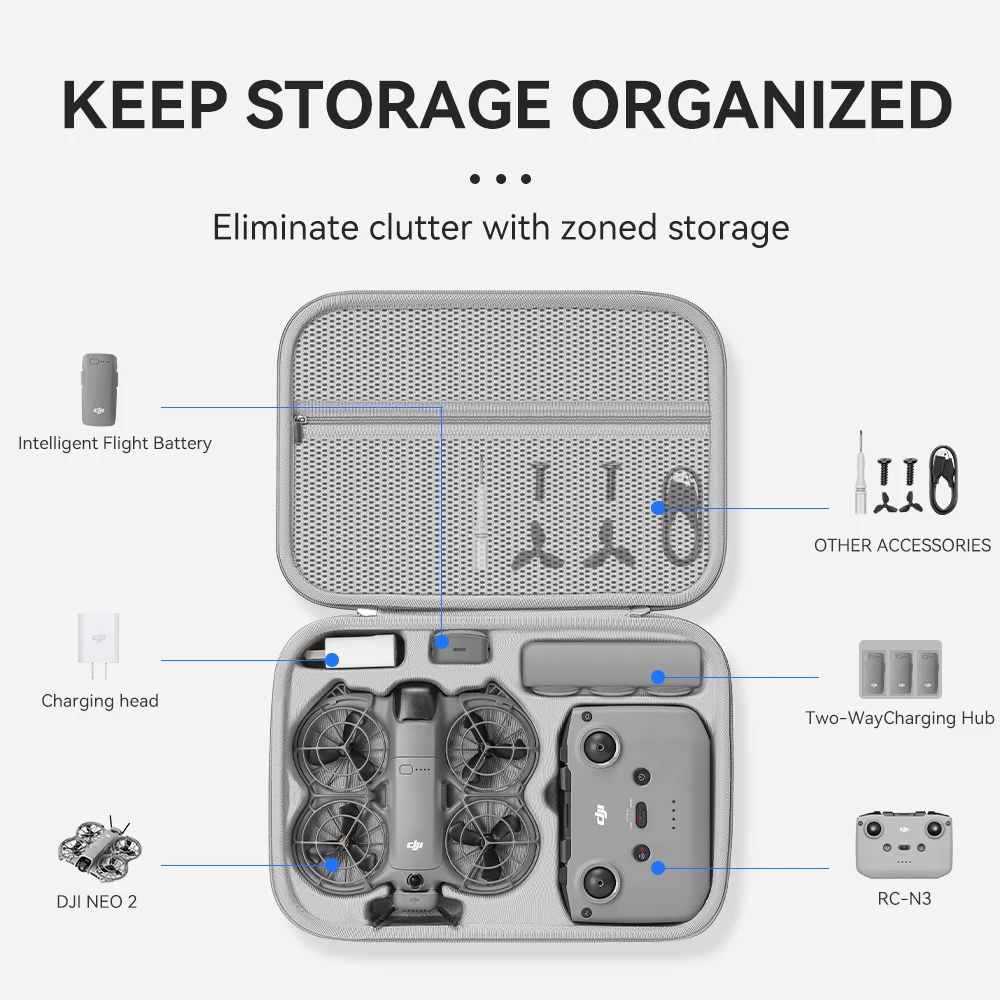 Reise-Organizer-Tasche für DJI – Drone Hard Shell Case Bewertung und Preis
